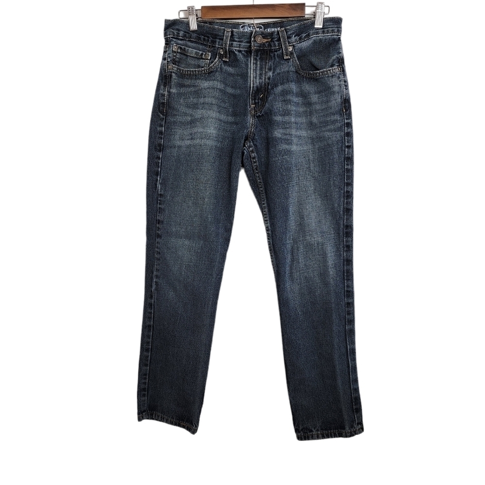 Levi's 505 Red Tab Jeans Straight Leg Zipper Fly Blue Size 36 X 30